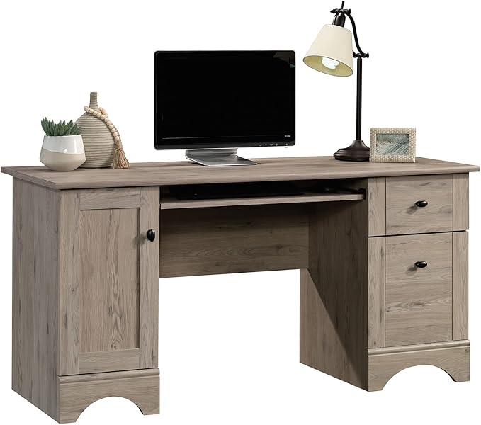 Sauder Miscellaneous Office Home Office Desk, Laurel Oak Finish