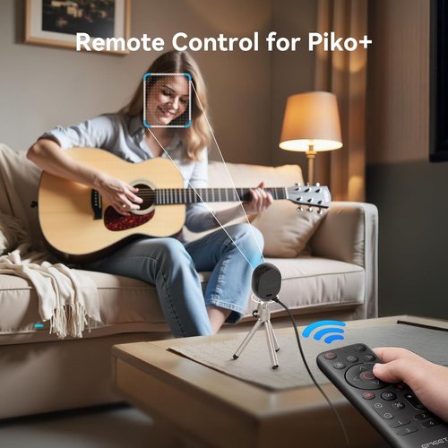 EMEET Remote Control - Wireless Controller for PIXY, Piko+ & Piko Dual-Camera 4K Webcams | AI Tracking, Zoom, Privacy Mode