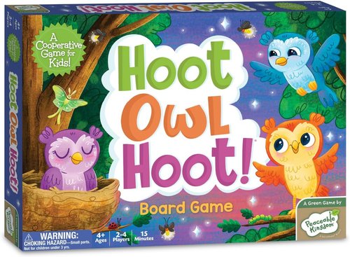 Peaceable Kingdom Hoot Owl Hoot - Engaging Cooperative Matching Game for Kids