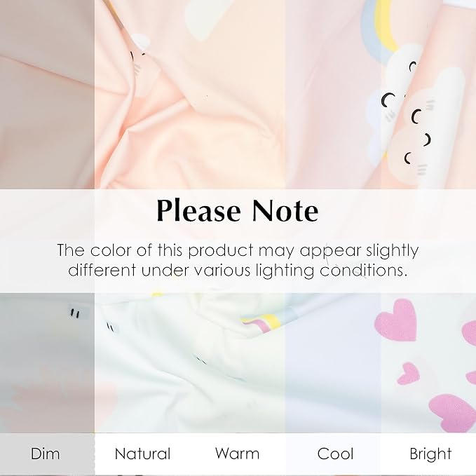 Salt Earth 100% Cotton 210TC Kids Bedsheet, Twin Sheets Set, Toddler Bed, 3 Piece Bedding Set Including Flat Sheet, Fitted Sheet & Pillowcase, Themed Cute Sheets Kids Bed (Unicorn/Rainbow Pillow)