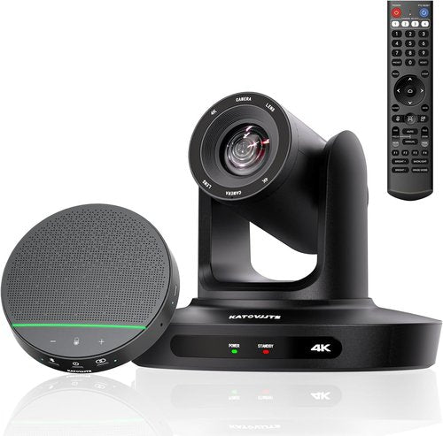 All-in-One Conference Room PTZ Camera - 4K UHD System with 10X Optical Zoom & Bluetooth Speakerphone