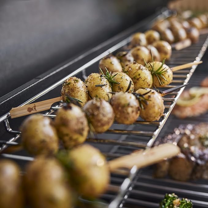 Weber Genesis S-315 Natural Gas Grill for Outdoor Grilling, 3 Burners, Stainless Steel