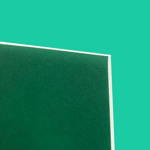 Flipside Products Foam Project Boards - 36” x 48” Green Trifold Display Boards | 3 Pack, 3/16'' Thick