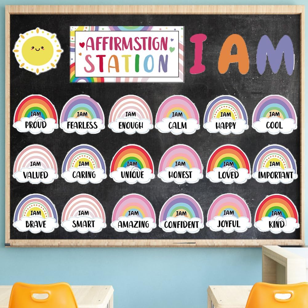 Summer Bright Bulletin Board Set - Motivational Posters for Classroom & Home Decor | Growth Mindset Cutouts