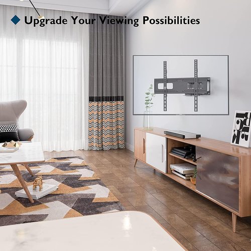 BONTEC Full Motion TV Wall Mount - Swivel & Tilt for 23-70 Inch TVs, Holds Up to 99 lbs, Easy Assembly