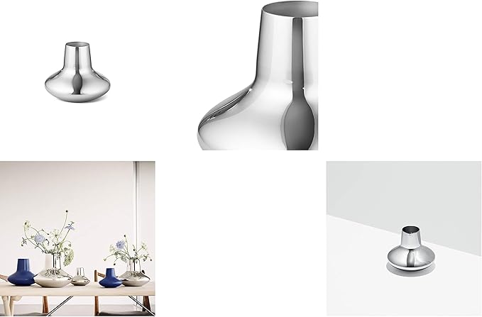 Georg Jensen Henning Koppel Medium Stainless Steel Vase