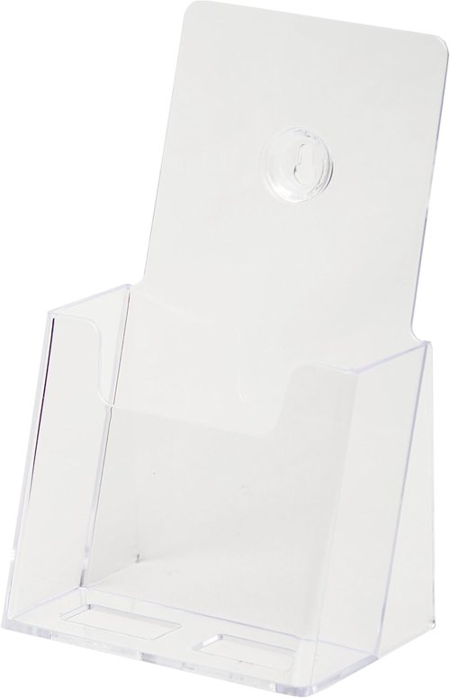 Clear-Ad LHF-K200 - Clear Acrylic Wall Mount Time Card Holder | Versatile 4x9 Display Rack (Pack of 10)