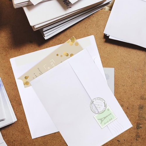 Regine Switzerland 50-Pack White A7 5x7 Envelopes - Self-Seal for Invitations & Greeting Cards