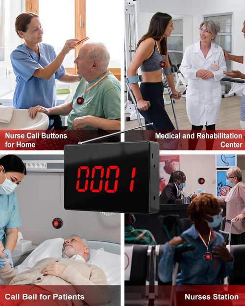 CallToU Wireless Patient Pager System - Display Receiver Only | Compatible with Transmitter