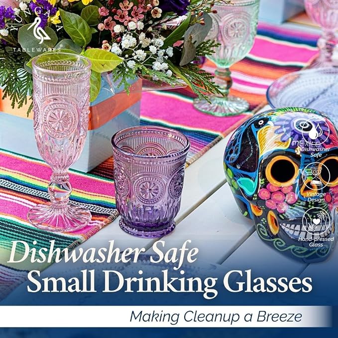 Multi-colored Small Drinking Glasses