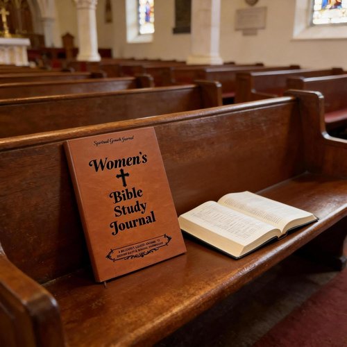 66-Page Bible Study Guide - Visual Summary Book for Daily Devotionals | PU Leather Companion for Women