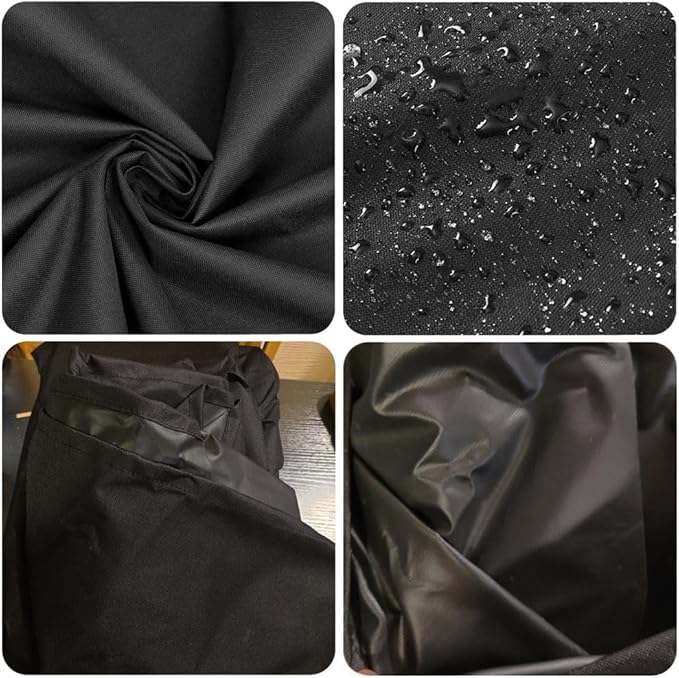 ZJYWSCH Grill Cover for Pit Boss Charleston 1020 Pellet Grill Gas Griddle Combo PB1020NX Heavy Duty 600D PitBoss Charleston Onyx Combo Grill Cover Waterproof