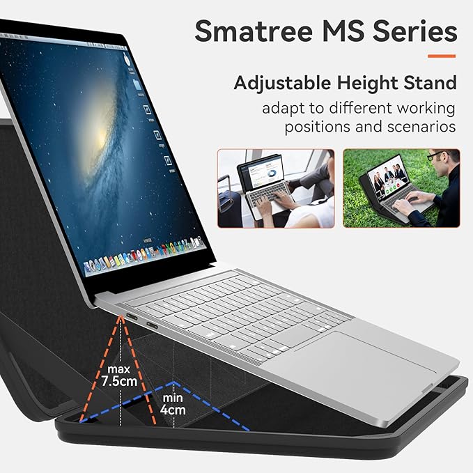 Smatree MS98 Hard EVA Protective Sleeve Case with Stand Compatible for 16 inch Acer Predator Triton 500/300 SE Gaming Laptop, for 16 inch ASUS ExpertBook B5 OLED B5602/B5602F Laptop