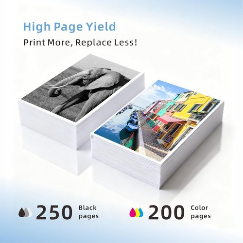 Brother LC501 Ink Cartridges - Standard Yield Replacement for MFC-J1260DW | Black, Cyan, Magenta, Yellow (4-Pack)