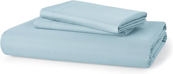 Bedsure Duvet Cover Queen Size - Soft Double Brushed Bedding Set for Kids & Adults, Zipper Closure, 3 Pieces, Includes 1 Duvet Cover (90"x90") & 2 Pillow Shams, NO Comforter, Winter Sky