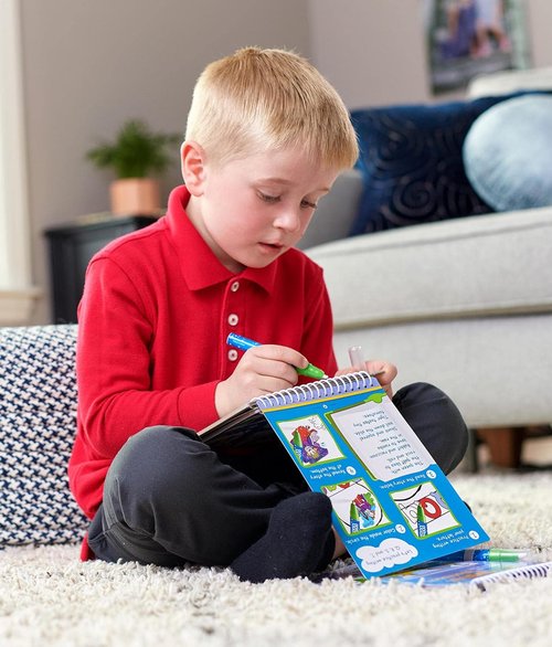 Hand2Mind Bob Books Water Workbook - Alphabet Skills & Reading Toys for Toddlers | Includes Water Pen