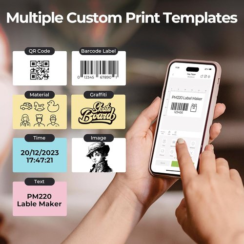 Nelko Thermal Labels - Waterproof Multi-Purpose Sticker Tape | 2'' x 3.15'' (50x80mm) | 100 Self-Adhesive Rolls
