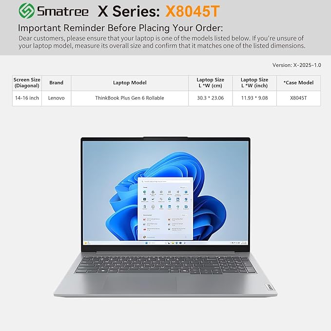 Smatree Hard EVA Protective Case Compatible for 14inch ASUS TUF Gaming A14 2025/2024, 14 inch Zenbook 14 Flip OLED UP3404, 13.9 inch Zenbook S UX393, Waterproof and Anti-Shock Bag (X8045T)