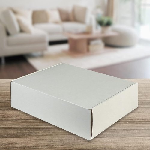 RLAVBL Shipping Boxes - 12x9x3 Inches White Corrugated Cardboard | Set of 20 Mailer Boxes for Small Business