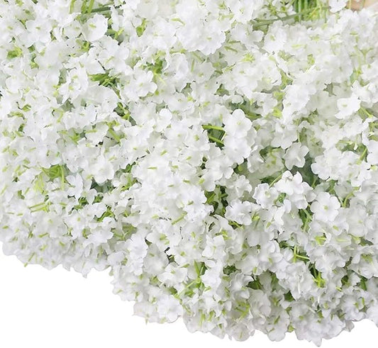 Bringsine Babybreath Gypsophila Wedding Decoration White Artificial Flowers Party Outdoor 40 Pieces/Lot