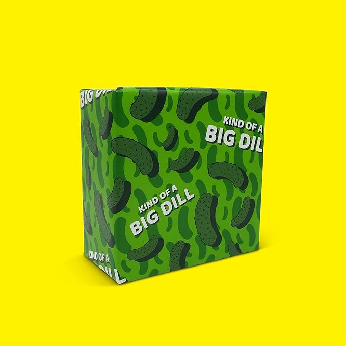 GOOFBALLS Hilarious Wrapping Paper Roll – Funny Gift Wrap for Birthdays, Holidays, White Elephant, Gag Gifts - Pickles