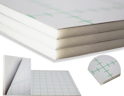 Self-Adhesive Foam Board 8.5x11 - 10 Pack | Acid-Free, Thick, Sticky Mounting Boards in White