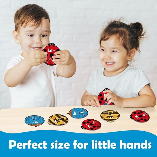 Kasfalci Phonics Games - Blends & Digraphs Cards for Speech Therapy | Educational Learning Toys for Kids