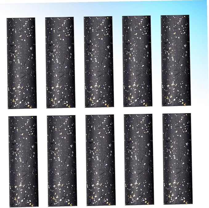 CIMAXIC 10 Sheets Black Wrapping Paper Bouquet Packaging Wrap for Wedding Birthday DIY Papercraft Thick High-grade Tissue Paper for Floral Presentation