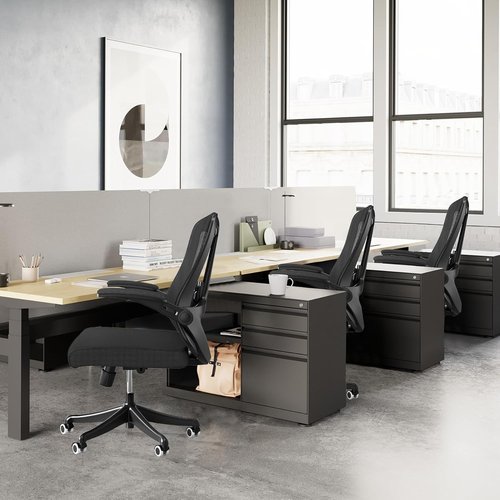 Balmstar Executive Office Chair - Ergonomic Mid Back Desk Chair with Lumbar Support & Adjustable Height | 350LBS Capacity
