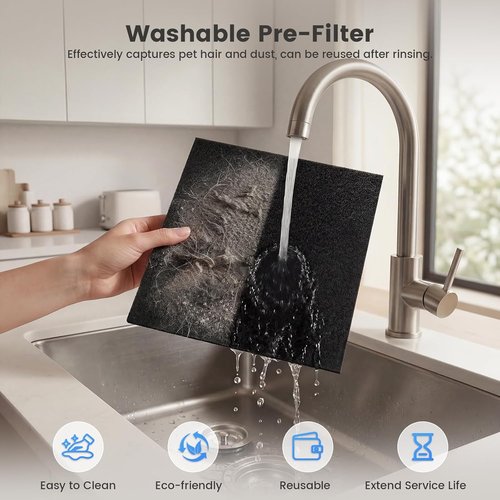Air Purifiers | H13 HEPA Air Cleaner for Large Rooms Up to 3000 Sq.Ft - Washable Filters & PM2.5 Sensors