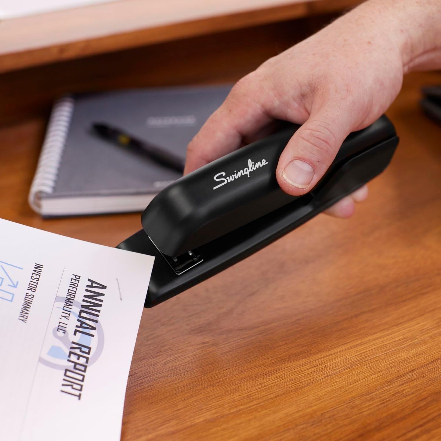 Swingline Stapler - Jam-Free 30 Sheet Capacity Metal Stapler in Matte Black | Model S7074742