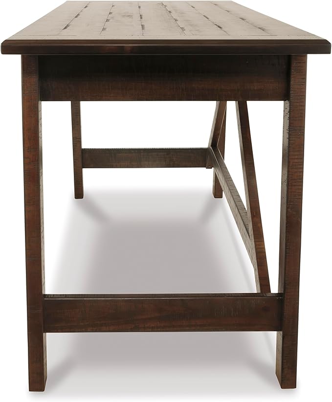 Signature Design by Ashley Baldridge Rustic Home Office Desk, Distressed Brown