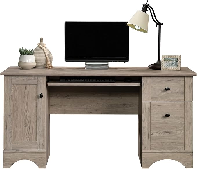 Sauder Miscellaneous Office Home Office Desk, Laurel Oak Finish