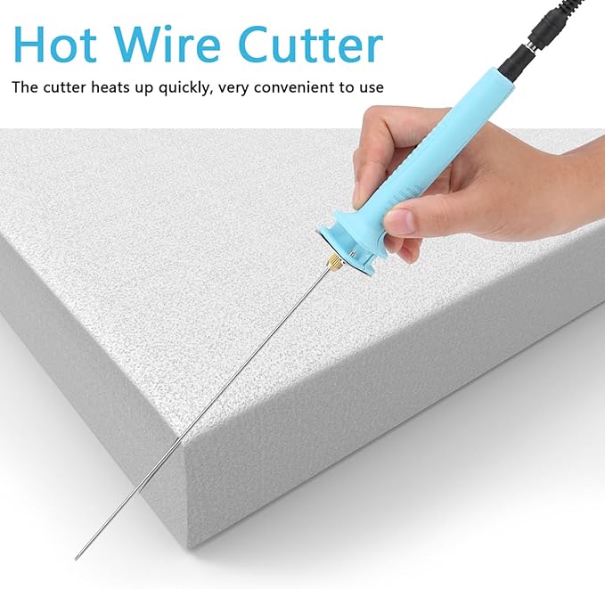 24W 20cm 110-250V Foam Cutter, Styrofoam Cutter, Hot Knife Foam Cutter for Cutting Foam Pearl Cotton