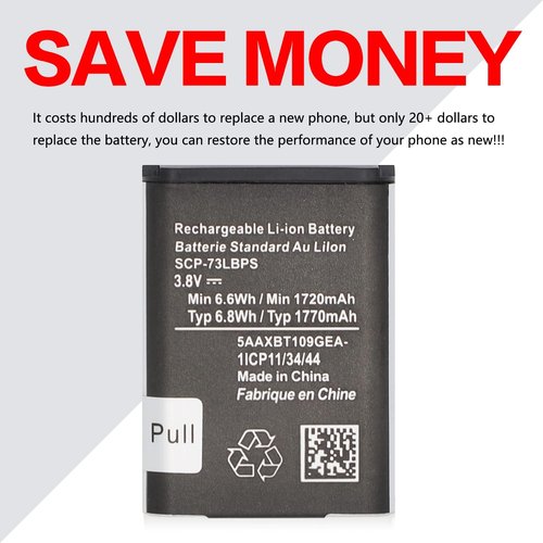 Kyocera SCP-73LBPS Battery - 2025 Upgraded Replacement for DuraXV Extreme E4810 | Reliable Power Source