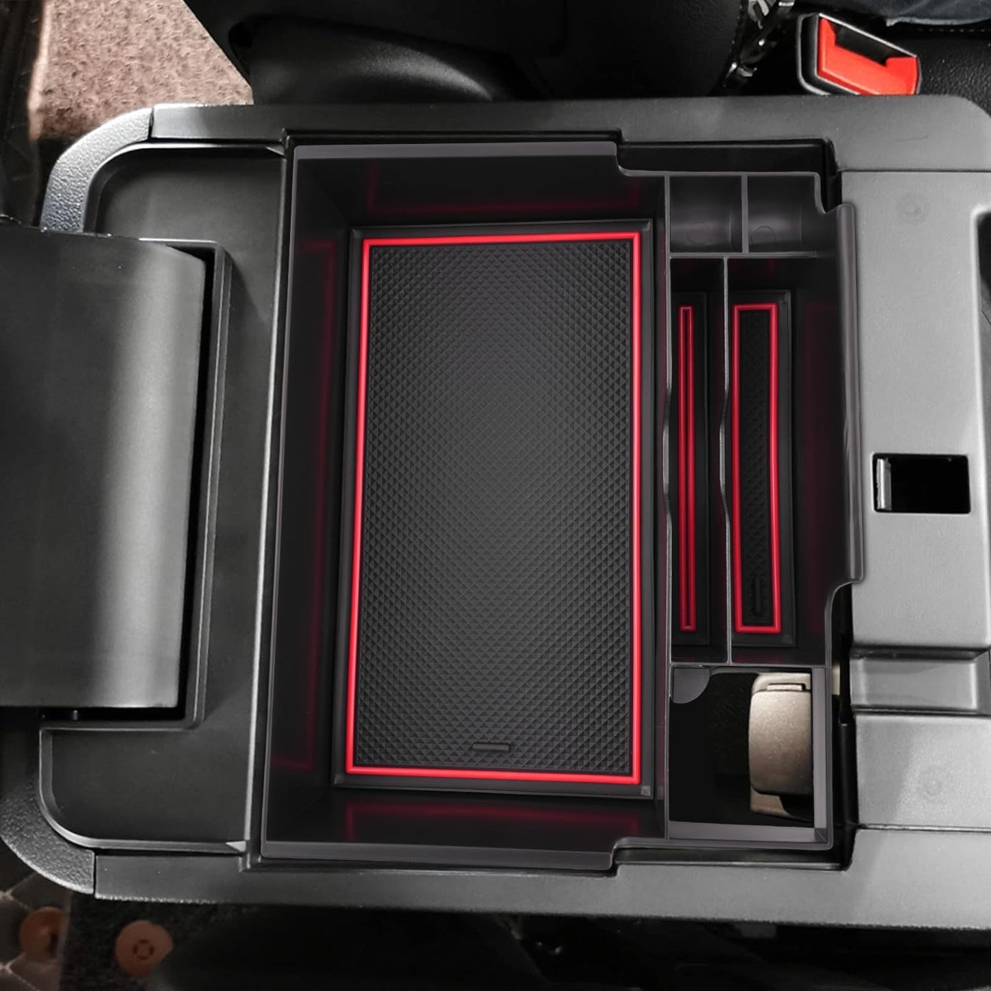 SXCY Center Console Organizer for 2020-2026 Ford Explorer | Durable Storage Tray & Accessories