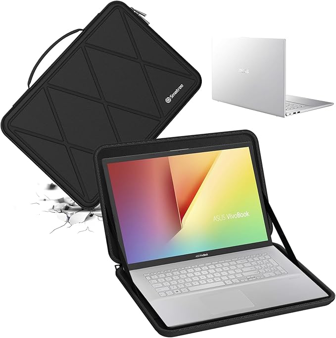 Smatree Hard EVA Protective Sleeve Case Compatible for 17.3 inch ASUS Vivobook 17 Laptop, for 17.3 inch ASUS Vivobook 17X 2024/2023 Laptop Waterproof Hard Case (X8312)