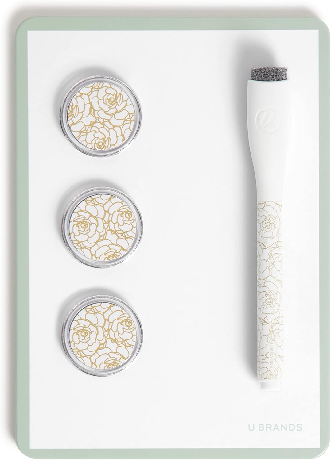 U Brands Urban Garden Locker Accessory Kit - Magnetic Mirror, Whiteboard & Organizer | Stylish Shelf Included
