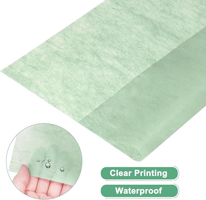 M METERXITY 152 Sheet Korean Cotton Wrapping Flower Paper - Floral Wrapping Paper Waterproof Bouquet Wrapping Paper Apply to Gift Packaging(11.8x11.8inches, Green+Purple+Pink+Blue)