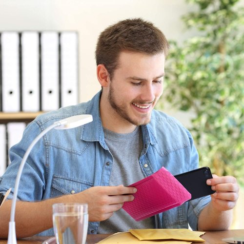 Metronic Small Bubble Mailers - 4x8 Inch Self-Seal Padded Envelopes | 800PC Hot Pink Bulk Pack for Small Business