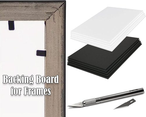 Black Foam Board - 20x24 Inch | 250 Pack of 3/16 Inch Thick Foam Core for Quality Poster Backing