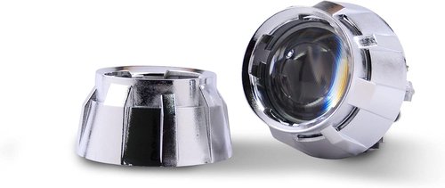 Morimoto Gatling Gun 1.0 Projector Shroud - Chrome Finish Bezel with Mounting Clips for Custom Retrofits