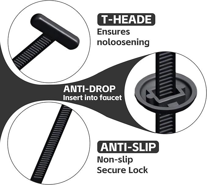 Nylon Universal Cable Tie Buckle, 2026 New Upgrade Heavy Duty Self-Locking Rivet Zip Ties Holder, Multifunctional Cable Tie Buckle for Car Daily Repair, Home, Office, Workshop (150 Pcs)