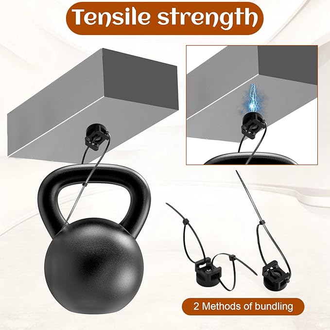 20 Pack Magnetic Zip Tie Mount Heavy Duty Magnetic Cable Zip Tie Base, Tie Mounts, Magnetism Wire Clamps, Magnet Zip Ties Holders, Zip Tie Organizer Magnet Wire Management Clips