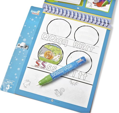 Hand2Mind Bob Books Water Workbook - Alphabet Skills & Reading Toys for Toddlers | Includes Water Pen