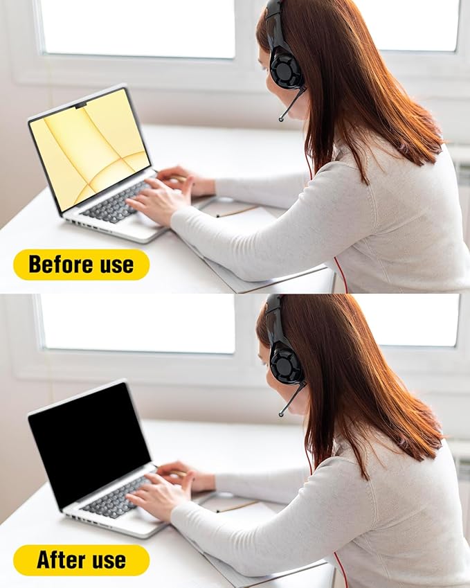 F FORITO Magnetic Privacy Screen Protector Compatible with MacBook Pro 16 inch (2019-2020, A2141), Removable 360° Anti Peeping Anti Blue Light Anti Glare Laptop Privacy Shield