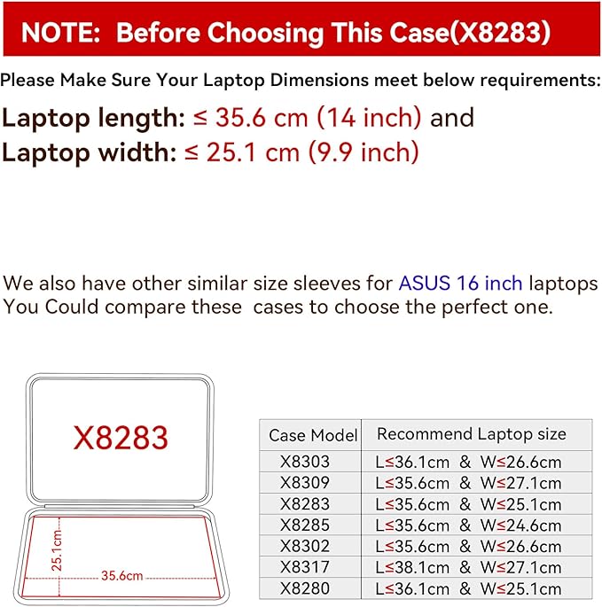 Smatree Hard EVA Protective Case Compatible for 16inch ASUS TUF Gaming F16 2024,for TUF Gaming A16 2024 FA607(Not fit for FA608),Zenbook Pro 16X OLED UX7602,15.6inch ASUS TUF Gaming F15/A15 Bag(X8283)