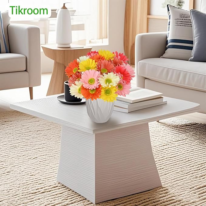18 Pcs Artificial Gerbera Daisy Flowers Multiclor PU Artificial Fake Daisies Real Touch Bouquet with Stems for Home Arrangements Vase Wedding Birthday Party Office DIY Floral Decorations
