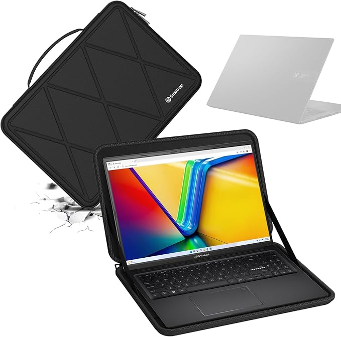 Smatree Hard EVA Protective Sleeve Compatible for 15.6 inch ASUS TUF Gaming A15 2021,for 16 inch Vivobook 16X/S 16X/16,for 15.6inch Zenbook Pro Duo 15 OLED,for 15.6inch Chromebook CX1/C523 Case(X8280)