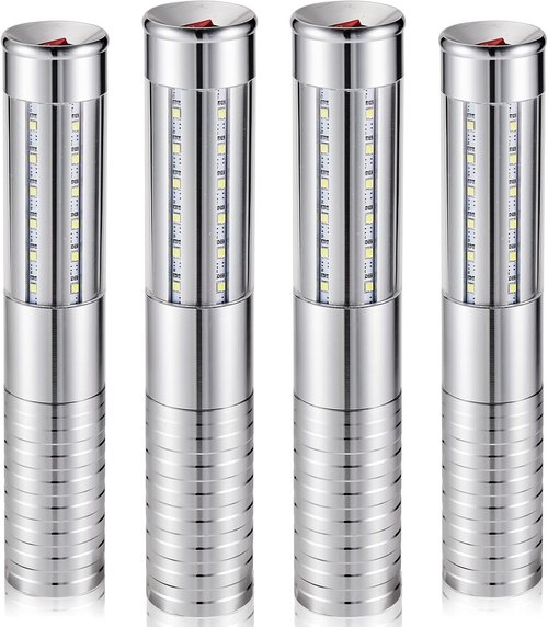 Civaner LED Strobe Bottle Service Lights - Rechargeable Handheld Flashing Signs for Parties | 4 Pcs Set